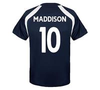 Tottenham Hotspur FC Boys Maddison 10 Poly T-Shirt Navy 10-11 Years