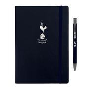 Tottenham Hotspur Fc Crest A5 Notebook & Pen Black (One Size)
