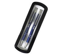 Tottenham Hotspur Fc Crest Pen & Pencil Set Blue/silver (One Size)