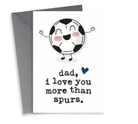 Tottenham Hotspur FC Footbal Club Dad Birthday/Fathers Day Card