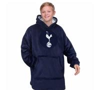 Tottenham Hotspur FC Kids Fleece Oversized Hoodie Blanket in Navy | Size: 10-14 Years Tottenham Hotspur FC Navy 10-14 Years