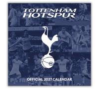 Tottenham Hotspur FC Legends 2027 Square Wall Calendar Official Licensed Football Legends Calendar, Monthly Grid Layout, Iconic Spurs Legends & Historic Moments, Large Square Format, Gift for Fans