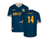 Tottenham Hotspur FC Men's 1997 - 1999 Tottenham Away Pony Reissue Shirt - Ginola 14 in Navy | Size: Small Tottenham Hotspur FC Navy S