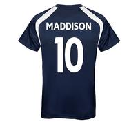 Tottenham Hotspur FC Mens Maddison 10 Poly T-Shirt Navy XL