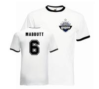 Tottenham Hotspur FC Men's Mens Gary Mabbut Tottenham Ringer Tee | Size: Small Tottenham Hotspur FC Multicolor S