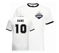 Tottenham Hotspur FC Men's Mens Harry Kane Tottenham Ringer Tee | Size: Large Tottenham Hotspur FC Multicolor L