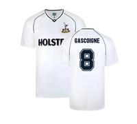 Tottenham Hotspur FC Men's Mens Tottenham 1991 Fa Cup Semi Final Home Shirt - Gascoigne 8 in White | Size: XL Tottenham Hotspur FC White XL