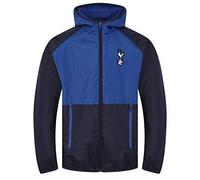 Tottenham Hotspur FC Mens Shower Jacket Windbreaker Navy Royal Blue 3XL