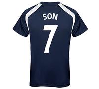 Tottenham Hotspur FC Mens Son 7 Poly T-Shirt Navy Small