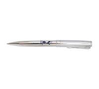 Tottenham Hotspur FC Official Chrome Football Crest Ball Point Pen (One Size) (Silver)