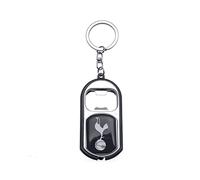 Tottenham Hotspur FC Official Football Crest Bottle Opener Keyring With Torch (One Size) (Navy)