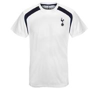 Tottenham Hotspur FC Official Gift Mens Poly T-Shirt White Medium