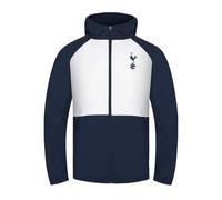 Tottenham Hotspur FC Official Mens Shower Jacket Windbreaker White Large