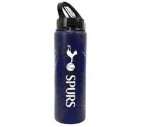 Tottenham Hotspur FC Patterned Aluminium Water Bottle26cm x 7cm Navy/White/Blue