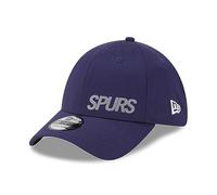 Tottenham Hotspur FC Reflective Navy 39THIRTY Stretch Fit Baseball Cap Unisex Official Merchandise (S/M)