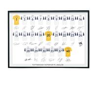 Tottenham Hotspur FC Signed 2024-25 Team Poster Print Autographed By Full Squad, Tottenham Hotspur Gifts A3 Print Only