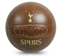 Tottenham Hotspur FC Spurs Brown Faux Leather Retro Design Official Football Size 5 Ball