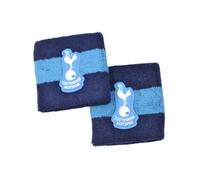 Tottenham Hotspur Fc Unisex Adult Crest Cotton Wristband (Pack Of 2) Navy Blue (One Size)