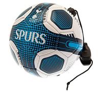 Tottenham Hotspur Hy-Pro Officially Licensed F.C. Size 2 Skills Trainer - Spurs, Solo Practice Training Aid, Black & White, One Size, Unisex for Kids and Adults, Great Football Gift Idea