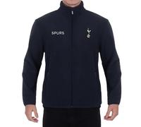 Tottenham Hotspur Men's Official Full Zip Fleece Jacket - Navy, Large