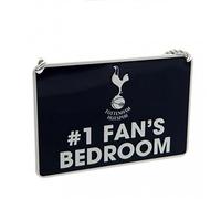 Tottenham Hotspur Official FC Metal No 1 Fan Bedroom Sign (16 x 11cm)