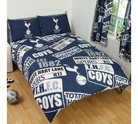 Tottenham Hotspur Official Patch Double Duvet Cover Set