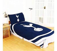 Tottenham Hotspur Official Reversible (SPURS) Single Duvet Cover Set With Pillowcase,2 pcs