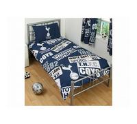 Tottenham Hotspur Patch Single Duvet And Pillow Set Multicoloured (One Size)