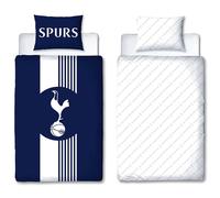 Tottenham Hotspur Single Duvet Cover Set THE SPURS Cotton Poly Duvet Pillowcase