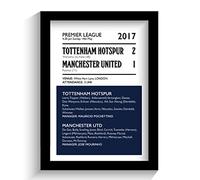 TOTTENHAM HOTSPUR - SPURS - LAST GAME AT WHITE HART LANE FRAMED MATCH PRINT