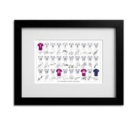 Tottenham Hotspur Team Squad 2025-2026 Signed Poster Print Framed Picture Photo Autograph Gift 25/26 Spurs Maddison Xavi Simmons Kudus Romero (A4 Framed & Mounted)