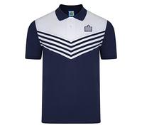 Tottenham Hotspurs Admiral 1976 Club Polo Shirt Navy/White Medium