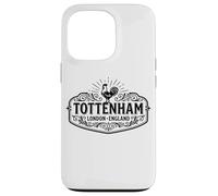Tottenham London England Rooster Ornate Black Print Case for iPhone 13 Pro