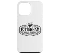 Tottenham London England Rooster Ornate Black Print Case for iPhone 13 Pro Max