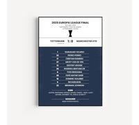 Tottenham Spurs 2025 Europa League Final Winners Match Print