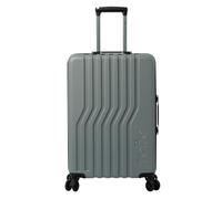 TOTTO - Medium Rigid Suitcase, Model Nomad M, 40 x 56 x 24 cm, Capacity 53 L, Impact Resistant, 360º Double Wheels, Telescopic Handle, Internal Straps, 3 Digit Padlock, Monument Grey