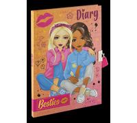Totum Besties A5 Diary 60 Sheets with Key & Lock | Size: 1 Pack Totum Multicolor 1 Pack