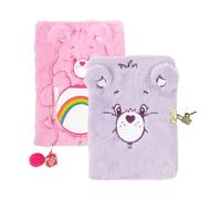 Totum Care Bears Fluffy Notebook with Plush Cover and Lined Pages | Soft Plush Cover, Character Artwork, For Children, School & Journaling, Creative Play