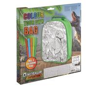 Totum Dinosaur Colour Your Own Bag, Kids Arts and Crafts Activity Set, Ages 4+