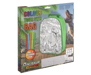 Totum Dinosaur Colour Your Own Bag, Kids Arts and Crafts Activity Set, Ages 4+