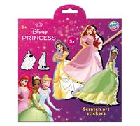 Totum Disney Princess Scratch Art Stickers | Size: 1 Pack Totum Multicolor 1 Pack