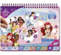 Totum Disney Princess Sticker Book - Textbook with Colouring Pages