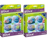 Totum Disney Stitch Rock Art, Ages 6 and Above (Pack of 2)