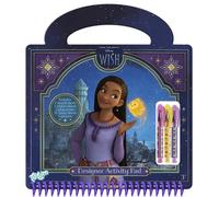 Totum Disney Wish Designer Activity, Craft or Art Book with Gel Pens, Stencils and Scene Setters, Suits Ages 3 Years+
