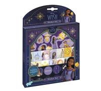 Totum Disney Wish Sticker Set, 3 Pages and Scenery Board, for Creativity, Scrapbooking or Decorating. Suits Ages 3 Years +
