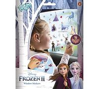 Totum Frozen II Window Stickers with Over 70 Static Stickers and a Landscape Scene by Anna & Elsa 680739