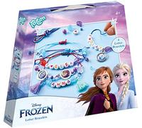 Totum Frozen Jewellery Making Set: Letter Bracelets Craft with Motifs of Anna, Elsa & Olaf and Colourful Letter Beads, Boys & Girls, 4 Years+