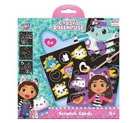 Totum Gabby Dollhouse 6 Scratch Art Cards in Blue | Size: 1 Pack Totum Blue 1 Pack