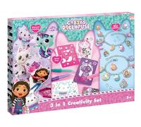 Totum Gabby's Dollhouse 3 In 1 Creativity Set Childrens Paints Glitter Charm Spray Set