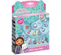 Totum Gabby's Dollhouse Charm Bracelets, Two DIY Kits with Various Glittery Charms and Characters. Suits Ages 3 Years +.